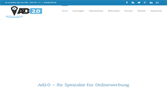 Desktop Screenshot of ad20.de